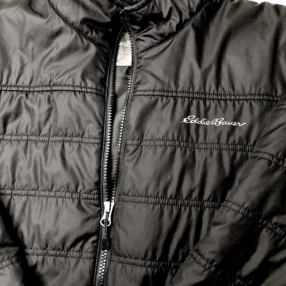 Eddie Bauer Men’s Lightweight Full-Zip Quilted Puffer Jacket Size (XLT) Like NEW - Picture 6 of 14
